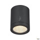 Plafonniers extérieurs LED ENOLA plafonnier extérieur rond M anthracite LED 10W 3000K/4000K IP65 - SLV 1003427