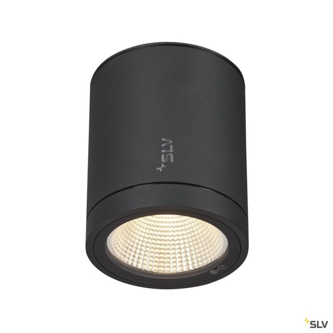 Plafonniers extérieurs LED ENOLA plafonnier extérieur rond M anthracite LED 10W 3000K/4000K IP65 - SLV 1003427 