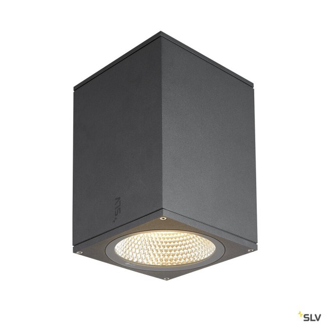 Plafonniers extérieurs LED ENOLA plafonnier extérieur carré L anthracite LED 35W 3000K/4000K IP65 - SLV 1003439 