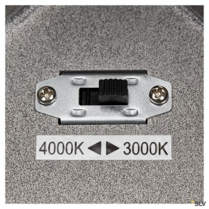 Plafonniers extérieurs LED ENOLA plafonnier extérieur carré L anthracite LED 35W 3000K/4000K IP65 - SLV 1003439 