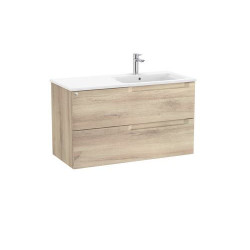 Aleyda Unik 2 Tiroirs Lavabo À Droite 1000 Mm Bois Naturel - ROCA A851818524 