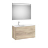 Aleyda Pack 2 Tiroirs Lavabo À Gauche 1000 Mm Bois Naturel - ROCA A851840524