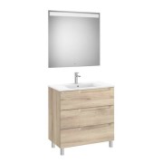 Aleyda Pack 3 Tiroirs 800 Mm Bois Naturel - ROCA A851844524 