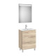 Aleyda Pack Compact 3 Tiroirs 600 Mm Bois Naturel - ROCA A851885524