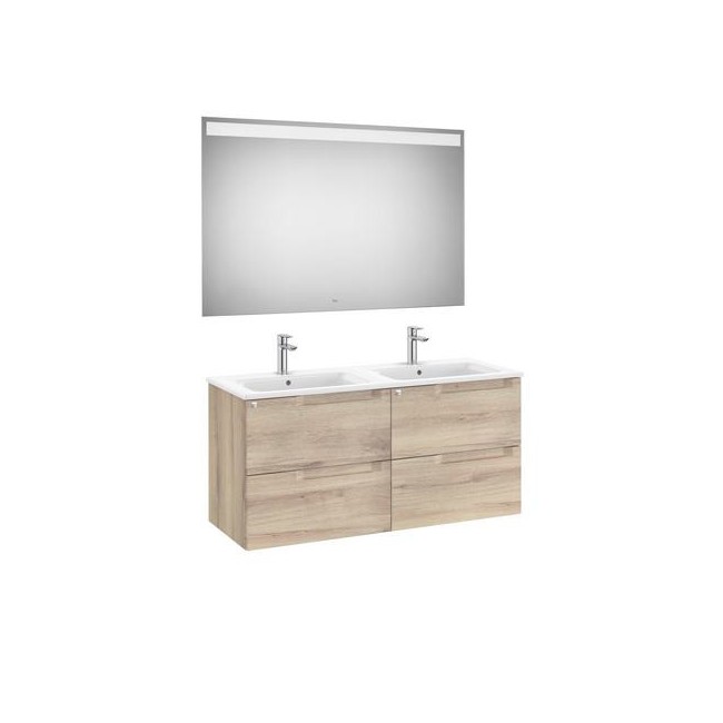 Aleyda Pack 4 Tiroirs 1200 Mm Bois Naturel - ROCA A851889524 