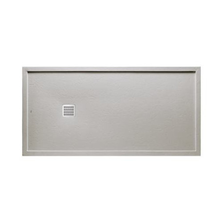 Terran Avec Cadre Receveur Stonex Avec Vidage 1200X800 Beige - ROCA AP1024B032041650 