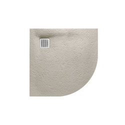 Terran Angle Receveur Stonex Avec Vidage 80X80 R550 Beige-Roca Ap10532032001650 