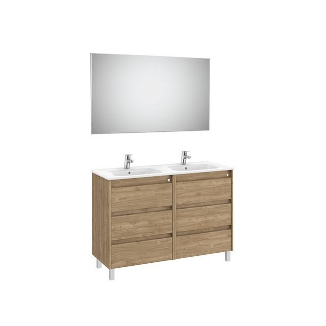 Tenet Pack 6 Tiroirs 1200 Mm Noyer - ROCA A851896517 