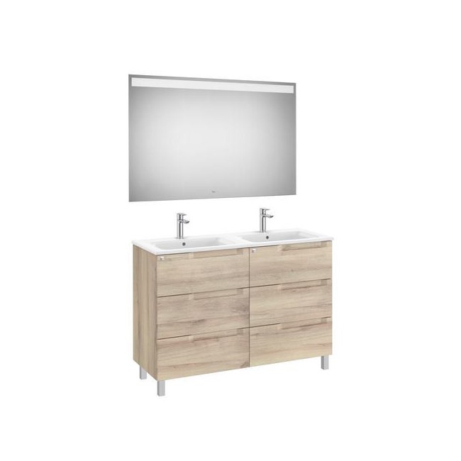 Aleyda Pack 6 Tiroirs 1200 Mm Bois Naturel - ROCA A851890524 