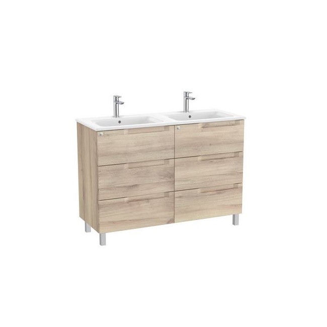 Aleyda Unik 6 Tiroirs 1200 Mm Bois Naturel - ROCA A851888524 