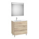 Aleyda Pack 3 Tiroirs Lavabo À Gauche 800 Mm Bois Naturel - ROCA A851845524