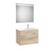 Aleyda Pack 2 Tiroirs Lavabo À Droite 800 Mm Bois Naturel - ROCA A851835524