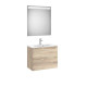 Aleyda Pack Compact 2 Tiroirs 700 Mm Bois Naturel - ROCA A851831524
