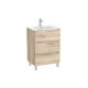 Aleyda Unik 3 Tiroirs 600 Mm Bois Naturel - ROCA A851821524