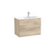 Aleyda Unik 2 Tiroirs Lavabo À Droite 800 Mm Bois Naturel - ROCA A851815524