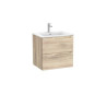 Aleyda Unik 2 Tiroirs 600 Mm Bois Naturel - ROCA A851813524