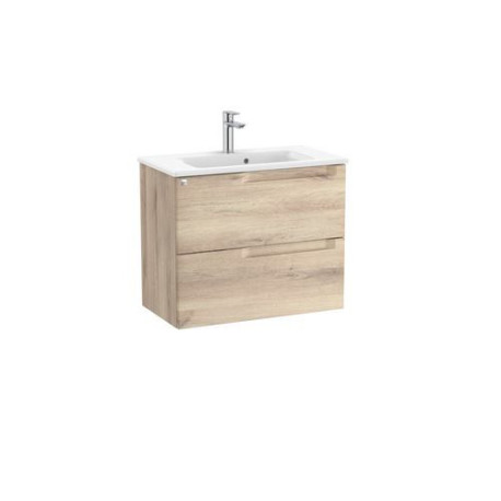 Aleyda Unik Compact 2 Tiroirs 700 Mm Bois Naturel - ROCA A851811524 