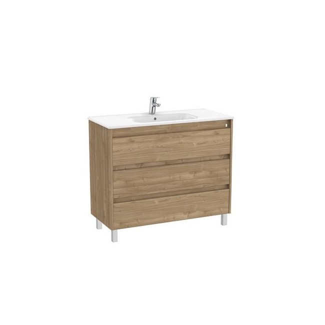 Tenet Unik 3 Tiroirs 1000 Mm Noyer - ROCA A851782517 