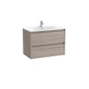 Tenet Unik 2 Tiroirs 800 Mm City Oak - ROCA A851777402