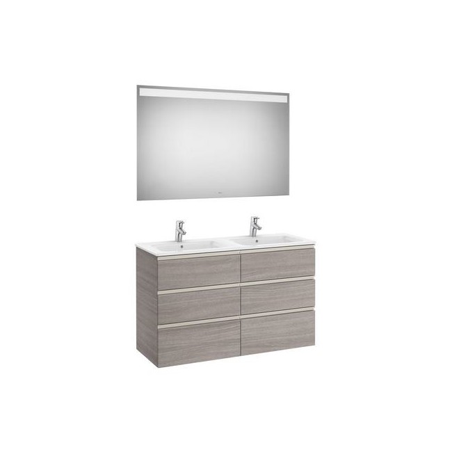 The Gap Pack 3T 1200Mm (Unik+Miroir) City Oak - ROCA A851524402 
