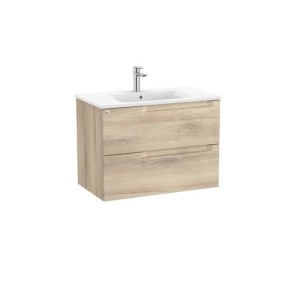 Aleyda Unik 2 Tiroirs 800 Mm Bois Naturel - ROCA A851816524 