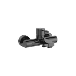 Naia mitigeur Bain Douche Mural Sans Accessoires Titanium Black - ROCA A5A0296CN0 