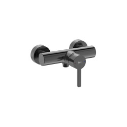 Naia mitigeur Douche Mural Ss Accessoires Tit Black Brosse - ROCA A5A2196NM0 