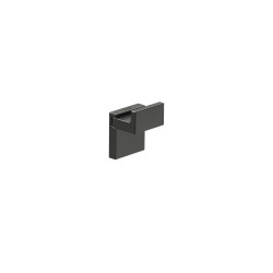 Rubik Patere Noir Mat - ROCA A816840024 