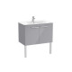 Victoria Unik 2 Portes 800Mm Gris Galet Brillant-Roca A851654516