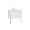 Victoria Unik 2 Portes 800Mm Blanc Brillant-Roca A851654806