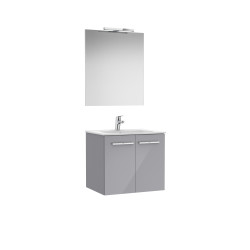 Victoria Pack 2 Portes 600Mm Gris Galet Brillant-Roca A851658516 