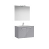 Victoria Pack 2 Portes 800Mm Gris Galet Brillant-Roca A851662516 