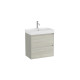 Ona Unik 2 Tiroirs 600Mm Cpt Chêne Blanchi-Roca A851684512