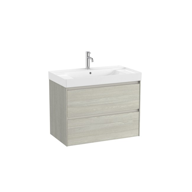 Ona Unik 2 Tiroirs 800Mm Centré Chêne Blanchi-Roca A851691512 