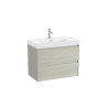Ona Unik 2 Tiroirs 800Mm Centré Chêne Blanchi-Roca A851691512