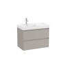 Ona Unik 2 Tiroirs 800Mm Gauche Gris Mat-Roca A851692510