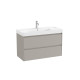 Ona Unik 2 Tiroirs 1000Mm Gris Mat-Roca A851693510