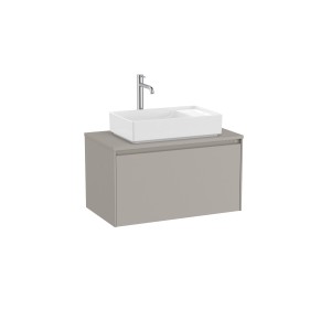 Ona Meuble 1 Tiroir + Plan 800Mm Gris Mat-Roca A851724510 