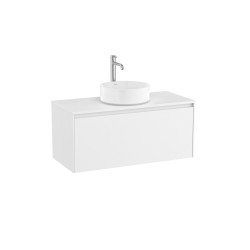 Ona Meuble 1 Tiroir + Plan 1000Mm Blanc Mat-Roca A851726509 