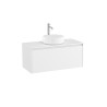Ona Meuble 1 Tiroir + Plan 1000Mm Blanc Mat-Roca A851726509 
