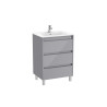 Tenet Unik 3 Tiroirs 600 Mm Gris Galet Brillant - ROCA A851779516