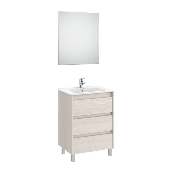 Tenet Pack 3 Tiroirs 600 Mm Frêne Nordic - ROCA A851789434 