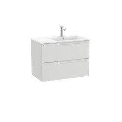 Aleyda Unik 2 Tiroirs Lavabo À Droite 800 Mm Gris Pierre Mat - ROCA A851815514 