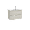 Aleyda Unik 2 Tiroirs Lavabo À Droite 800 Mm Bois Blanchi - ROCA A851815525