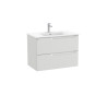 Aleyda Unik 2 Tiroirs 800 Mm Gris Pierre Mat - ROCA A851816514
