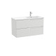 Aleyda Unik 2 Tiroirs Lavabo À Droite 1000 Mm Gris Pierre Mat - ROCA A851818514