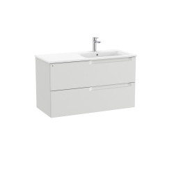 Aleyda Unik 2 Tiroirs Lavabo À Droite 1000 Mm Gris Pierre Mat - ROCA A851818514 