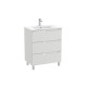 Aleyda Unik 3 Tiroirs 700 Mm Gris Pierre Mat - ROCA A851822514