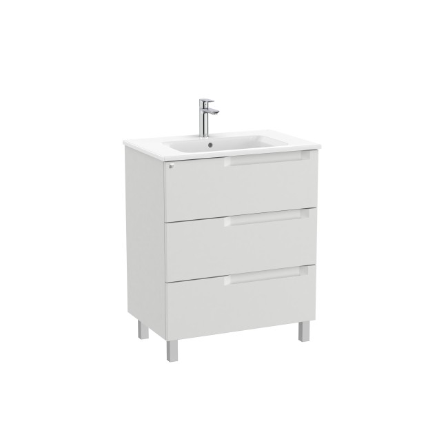 Aleyda Unik 3 Tiroirs 700 Mm Gris Pierre Mat - ROCA A851822514 