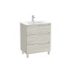 Aleyda Unik 3 Tiroirs 700 Mm Bois Blanchi - ROCA A851822525